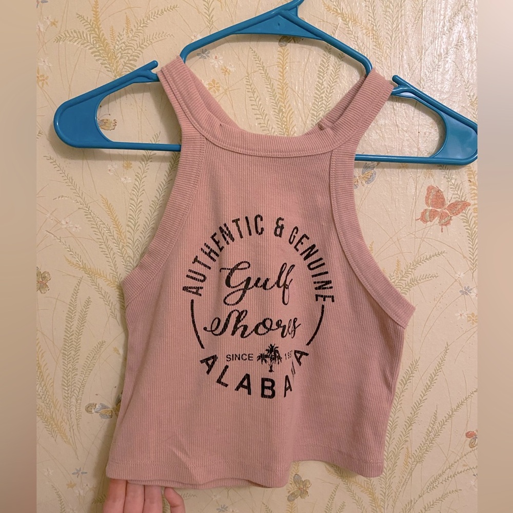 Gulf Shores Alabama Cropped Tank Top